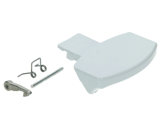 Washing Machine White Door Handle Catch Kit for Indesit - C00259035, ES1088194 - Mersey Spares