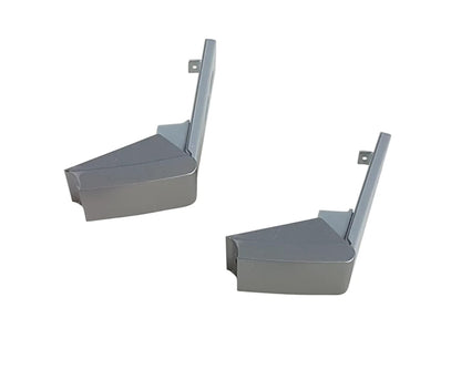 Pair of Silver Hinges for Liebherr Fridge Freezer Door Handle Repair Kit -  9590170, 959017000, 3062705OH