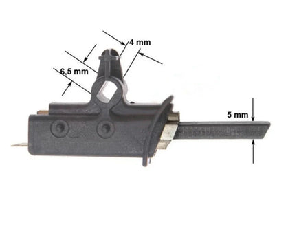 For Bush A126QS A1249RLJ Washing machine carbon brushes SELNI Motors only - Mersey Spares