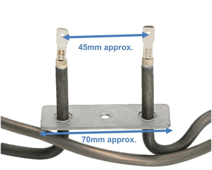 Genuine Fan Oven Cooker Heating Element for New World 444443523 444443596 444443597 444443598 444443599 - Mersey Spares