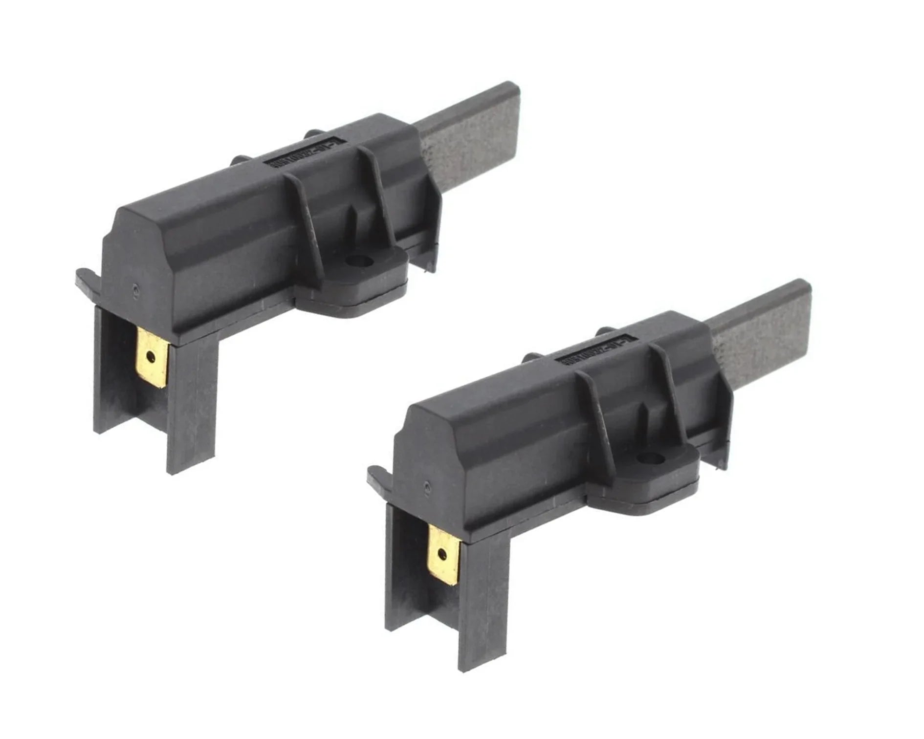 Washing Machine Welling Motor Carbon Brushes Set Black for Indesit - C00142207, C00273898, J00678499, J00130382, 16001921600, ES1329470 - Mersey Spares