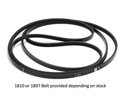 Tumble Dryer Belt 1810 J3 for White Knight Crosslee 421309218601, Lamona LAM8800 A421309218601