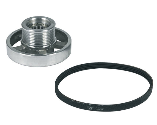Genuine BEKO Tumble Dryer Belt 491500303 4PHE285 and Pulley Assembly 492204404