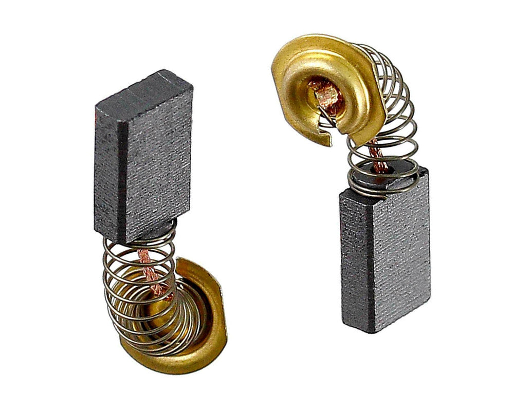 Motor Carbon Brushes Pair for Makita Rotary Angle Drill (Alt to CB303, 17 x 11 x 5mm)