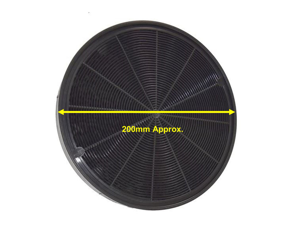 EFF62 Carbon Filters for Zanussi Cooker Vent Hood Pack of 2 Alt to 9029800464