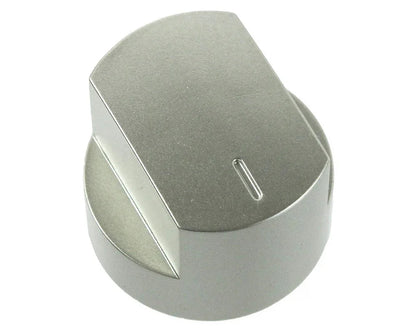 1 x Main Oven Silver Control Knob for Stoves Hob Cookers 444445109 012640584 - Mersey Spares