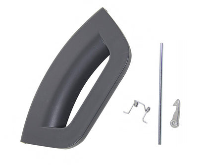 Graphite Plastic Door Handle Kit for Hotpoint Futura Washing Machine C00286361, ES1550943, J00258995