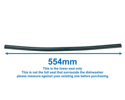 Lower Dishwasher Door Seal for Lamona LAM8603, LAM8670, HJA8631, LAM8600, LAM8601