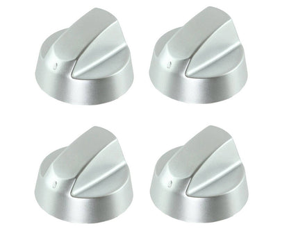 Silver Grey Control Knobs / Dials for Prima Oven Cooker & Hob Pack of 4