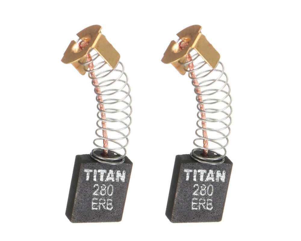 Motor Carbon Brushes Pair for Screwfix TITAN TTB280DRH Breakers (6 x 16 x 16mm)