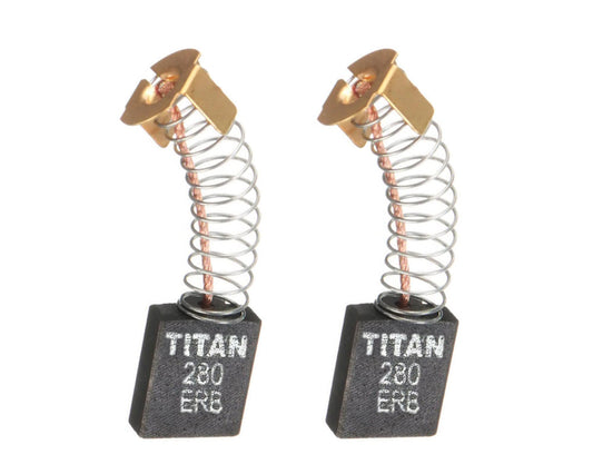 Motor Carbon Brushes Pair for Screwfix TITAN TTB280DRH Breakers (6 x 16 x 16mm)
