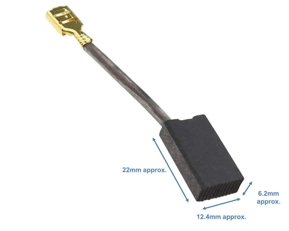 Motor Carbon Brushes Pair for Titan TTB572SDS, TTB571SDS+ SDS Hammer Drill - Mersey Spares