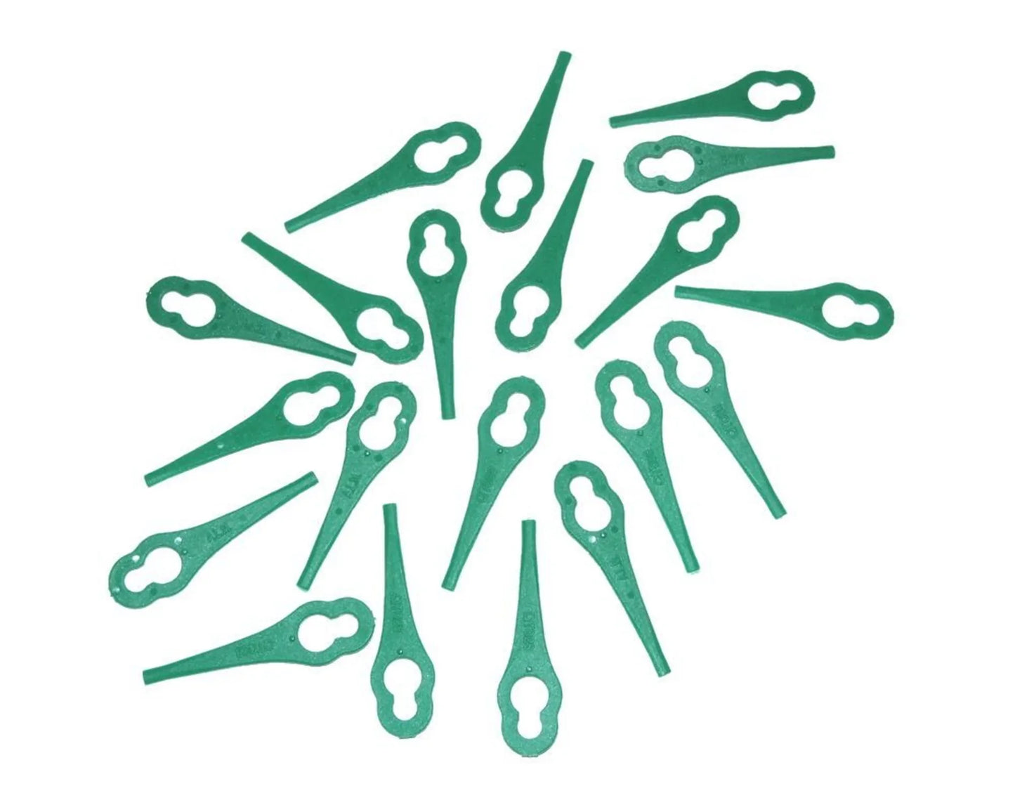 ALM QT028 Qualcast Easi-Lite 28/30 Bosch Lawnmower Plastic Blades x 20pk - Mersey Spares