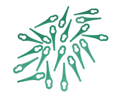 ALM QT028 Qualcast Easi-Lite 28/30 Bosch Lawnmower Plastic Blades x 20pk - Mersey Spares