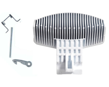 Washing Machine White Door Handle Catch Kit for Hotpoint - C00259035, J00231229