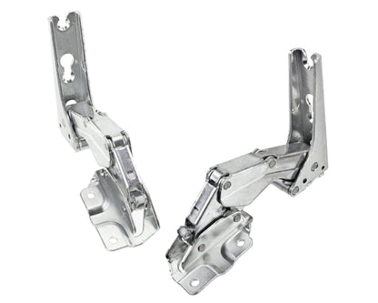 Integrated Fridge Freezer Door Repair Hinge Set for Lamona LAM6000, LAM6050, LAM6400, LAM6401 - A4350840300, A5838110300, A4350840400, A5838110400
