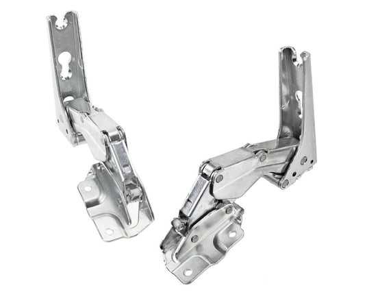 Integrated Fridge Freezer Door Repair Hinge Set for Lamona LAM6000, LAM6050, LAM6400, LAM6401 - A4350840300, A5838110300, A4350840400, A5838110400