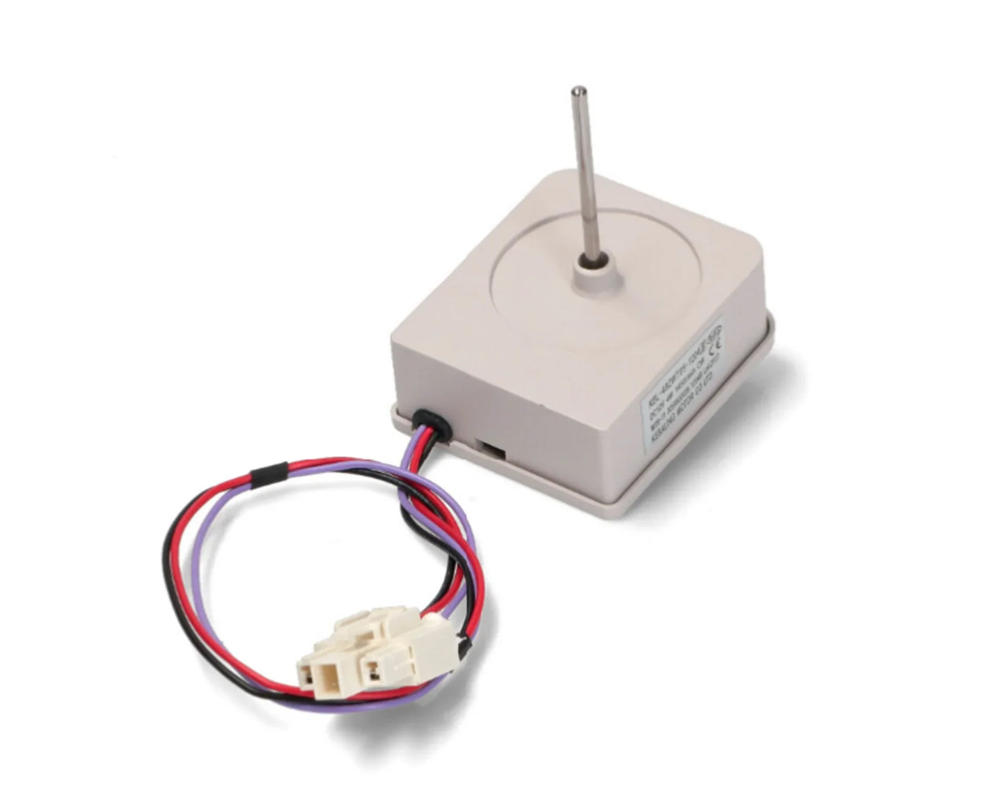 Genuine Refrigerator Fridge Freezer Evaporator Fan Motor 12V DC, 4W, 1450R/Min for Candy, Hoover - 49034532, PRG00019843, ES1801036 - Mersey Spares