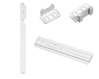 Genuine Fridge Freezer Integrated Door Hinge Fixing Slide Kit for Indesit, Whirlpool - C00312150, C00470547, 481231019131, 484000000857, ES1400519