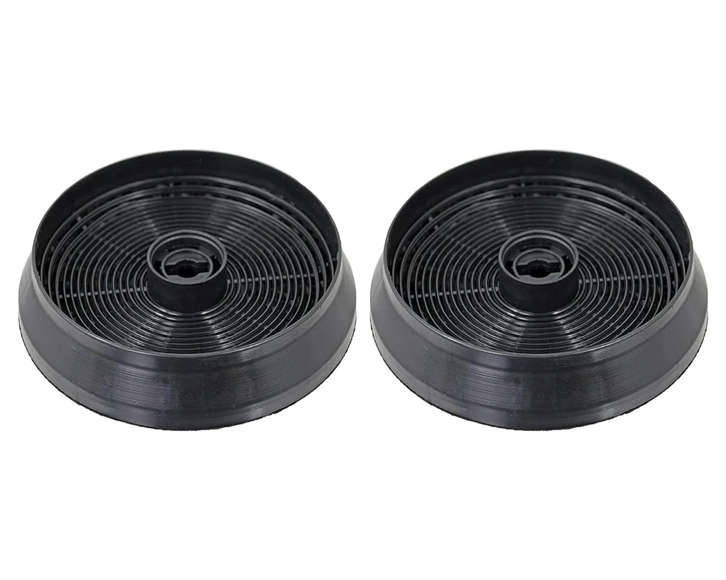 2 Pack Charcoal Carbon Cooker Hood Grease Filters for Stoves 444445442, 444445674, MX6SS/A - 082620630 - Mersey Spares