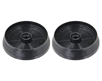 2 Pack Charcoal Carbon Cooker Hood Grease Filters for Stoves 444445442, 444445674, MX6SS/A - 082620630 - Mersey Spares