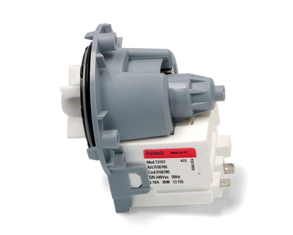 Universal 30W Askoll Washing Machine Pump Drain Pump Motor for Samsung T2107, M47, DC31-00030A, ES1563057, 2811029OH
