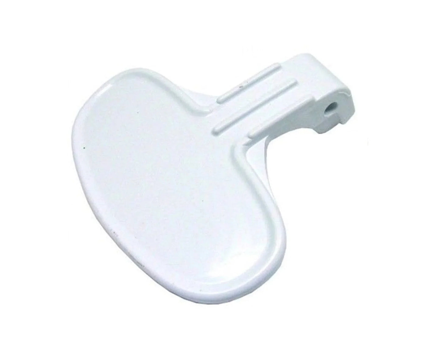 Washing Machine Door Handle White for Hoover Candy HNL2136-80, HNL3146-80, HNL316 - 09201342, 41010388, 40000967 - Mersey Spares