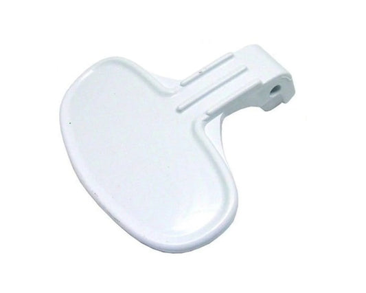 Washing Machine Door Handle White for Hoover Candy HNL2136-80, HNL3146-80, HNL316 - 09201342, 41010388, 40000967 - Mersey Spares