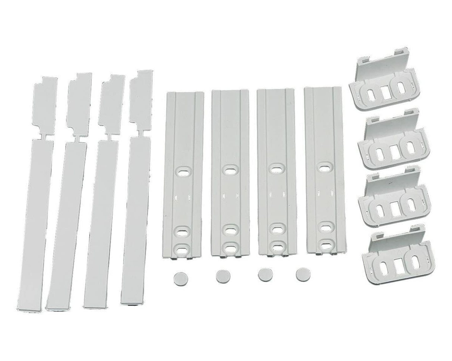 Genuine Fridge Freezer Integrated Door Hinge Fixing Slide Kit for Indesit, Whirlpool - C00312150, C00470547, 481231019131, 484000000857, ES1400519