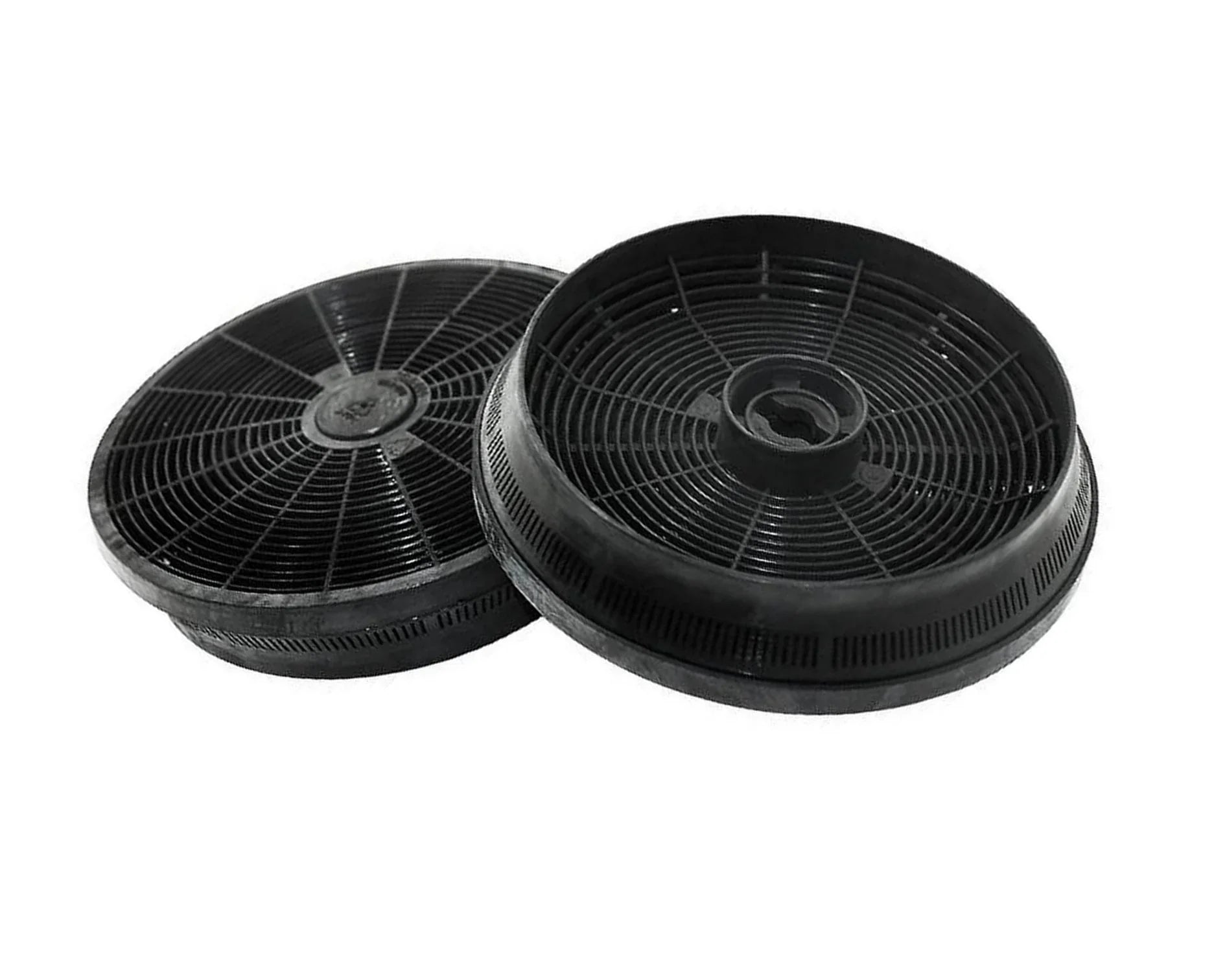 2 Pack Charcoal Carbon Cooker Hood Grease Filters for Stoves 444445442, 444445674, MX6SS/A - 082620630 - Mersey Spares