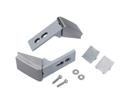 Pair of Silver Hinges for Liebherr Fridge Freezer Door Handle Repair Kit -  9590170, 959017000, 3062705OH