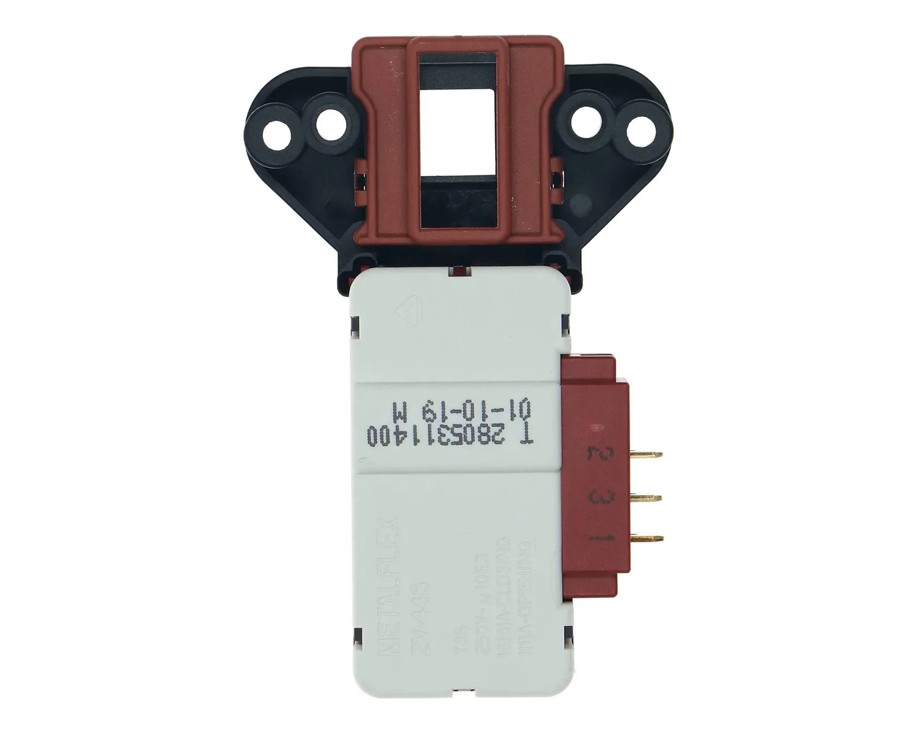 Genuine Washing Machine Door Interlock Switch for Beko 2805310100 Metalfelx ZV446 T85 - Mersey Spares