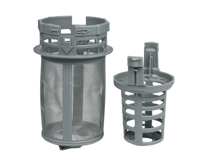 Genuine Dishwasher Bottom Drain Mesh Filter Assembley for Blomberg GLN8380X, GSN9120, GSN9121, GSN9477A, GVN9480X7