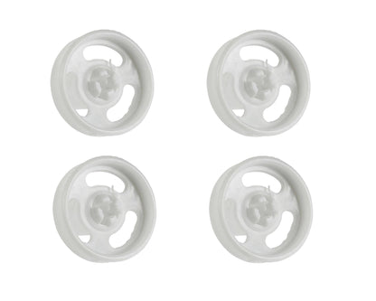 4 x Genuine Baumatic BDW45 BDI652 BDI631 Lower Basket Rack Runner Wheel Dishwasher Spare Part
