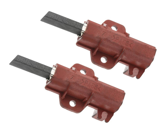 Washing Machine Welling Motor Carbon Brushes PA66 Type for Montpellier MW6100P, MW5100P 016625, HLE19002BR, HLE19003WH, SG12TXUK, SGE12XUK - Mersey Spares