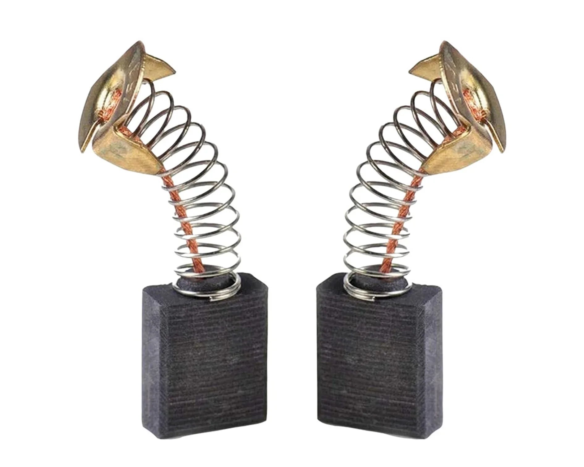 Motor Carbon Brushes for Makita Rotary Hammer HR3850K HR4500C HR5000K HR5001C - CB155, 181048-2 - Mersey Spares