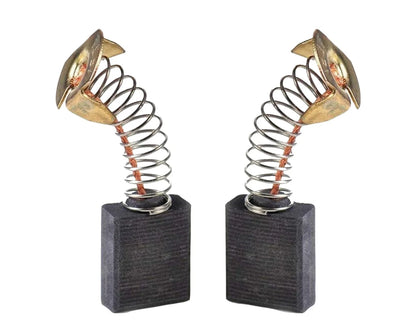 Motor Carbon Brushes for Makita Rotary Hammer HR3850K HR4500C HR5000K HR5001C - CB155, 181048-2 - Mersey Spares