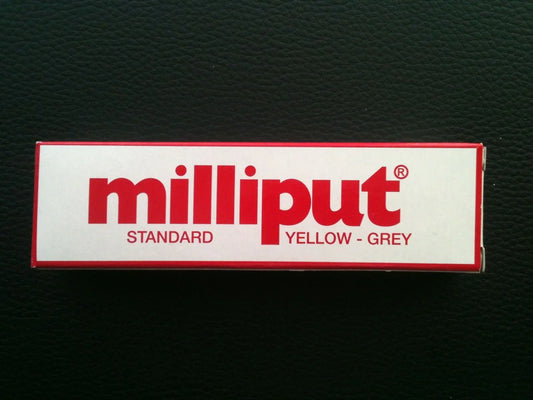 Milliput Standard Yellow Grey Epoxy Putty Multi Use (Plumbing, Boat Repairs etc) - Mersey Spares