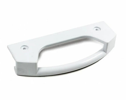 Plastic Door Handle for Bosch KGU Series Fridge Freezers White 096110, 0096110, 00263746 - Mersey Spares