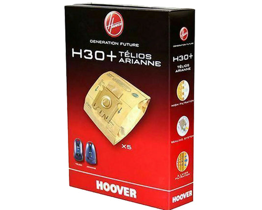 HOOVER H30+ TELIOS ARIANNE SENSORY VACUUM CLEANER DUST BAGS 09178286 GENUINE - Mersey Spares