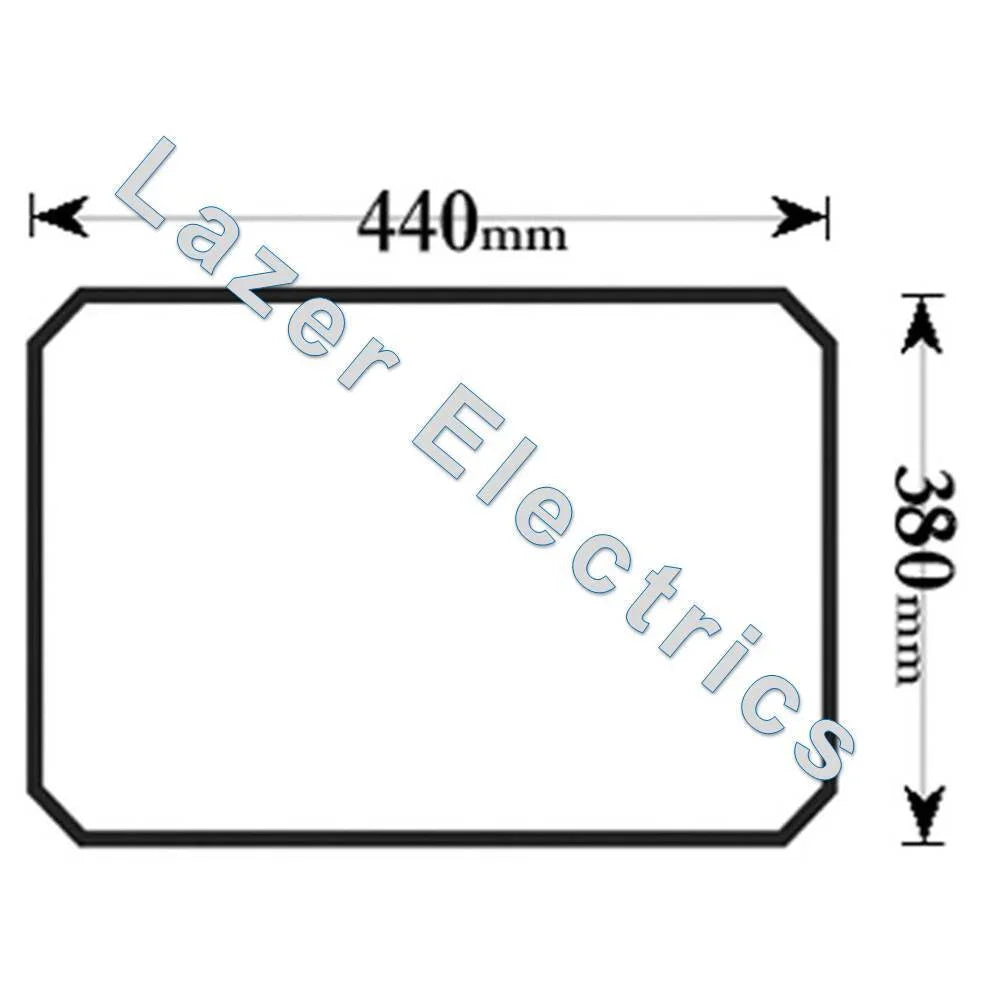 Oven Main Door Seal Gasket 4 Sided & Clips For Hotpoint Cooker 6102B C00199703 - Mersey Spares