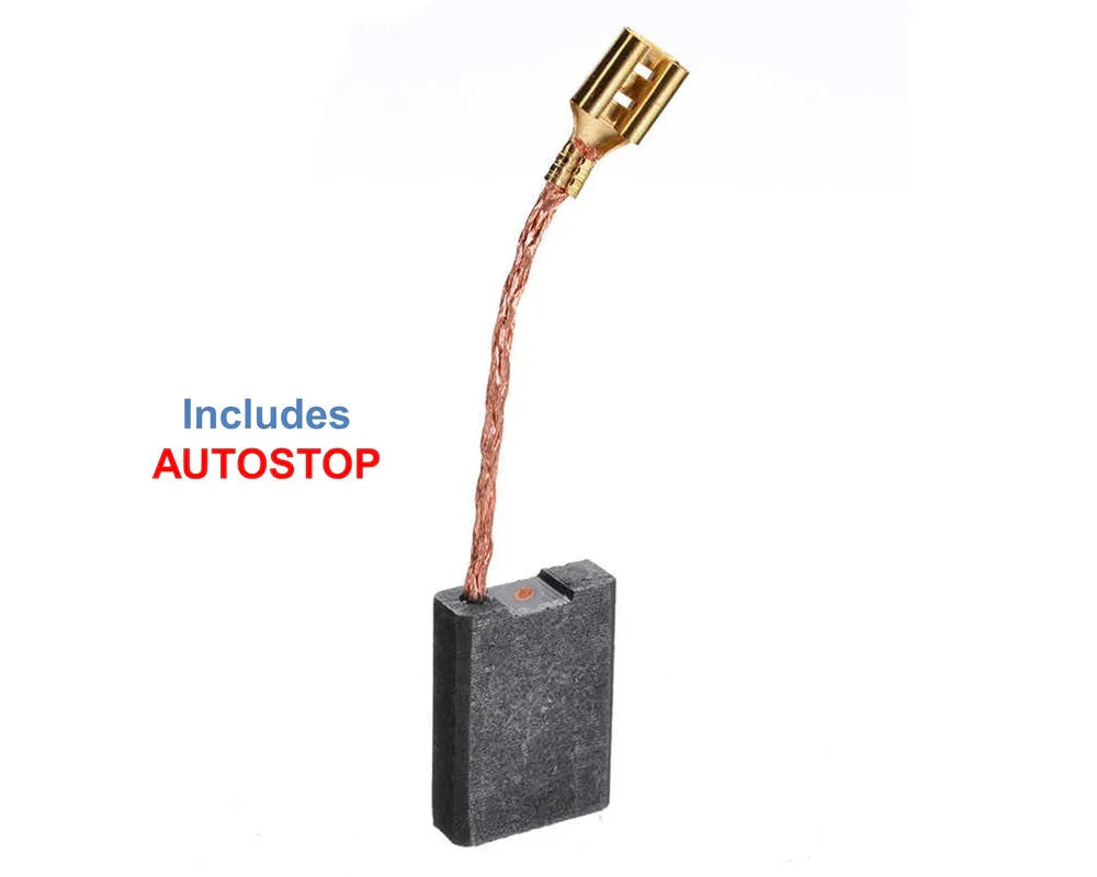 Motor Carbon Brushes Pair for Bosch GWS Angle Grinder Inc AUTO STOP 1607014171 - Mersey Spares