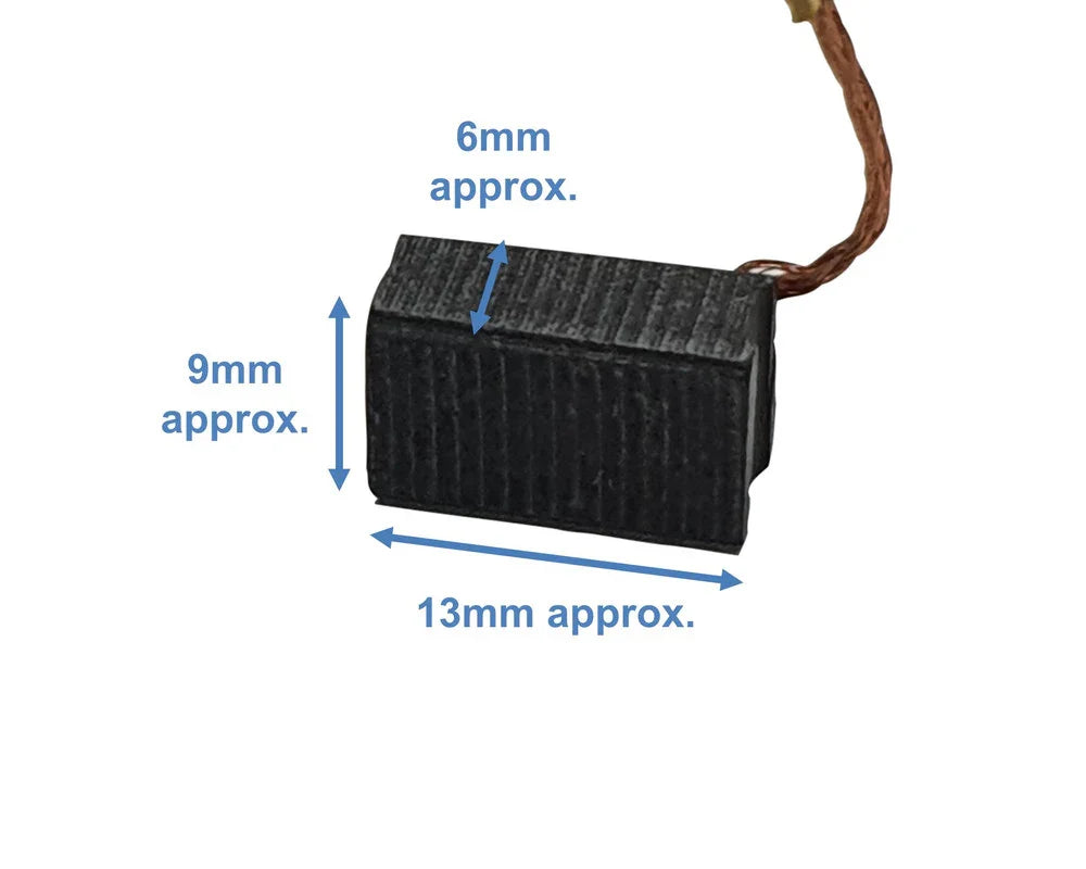 Carbon Brushes for Bosch GWS 7-125 - part 3 601 C88 102 GWS 7-125 T GWS 7-125 ET - Mersey Spares