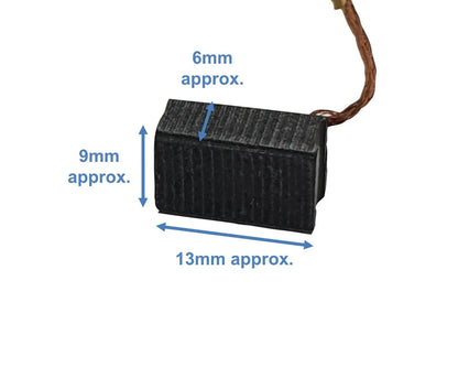 For Bosch GOP 2000CE GWS 720 GEF 7 E GOP 200 CE Carbon Brushes 1619P02870 - Mersey Spares