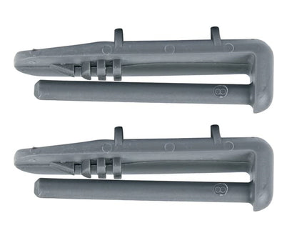 Plastic Rear Rail End Caps for Beko Dishwashers Pack of 2 - 1880580400, ES1714318, ES1138971