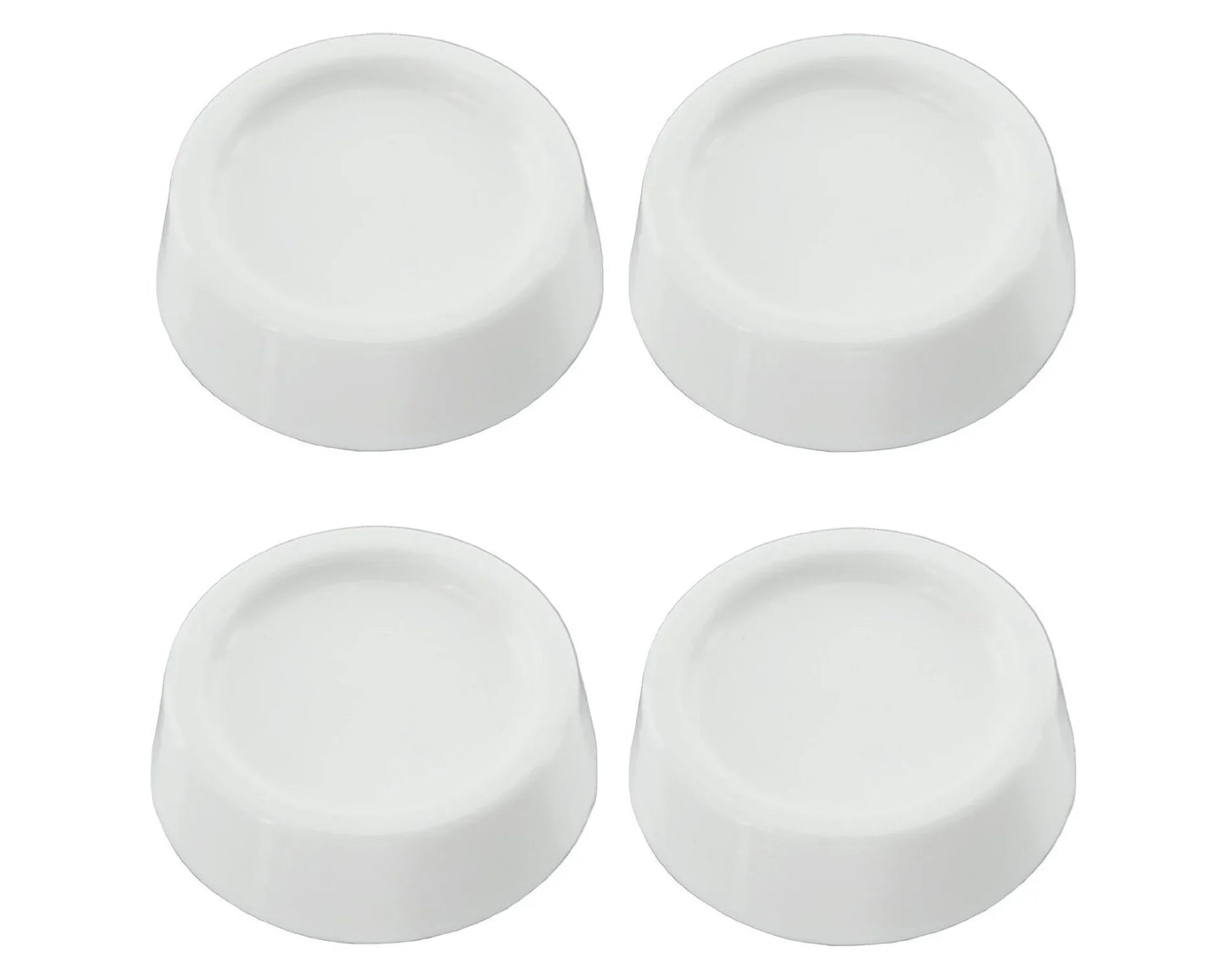 Universal Washing Machine, Tumble Dryer, Dishwasher anti vibration Feet Pack Of 4 - White (64mm x 57mm x 45mm) - Mersey Spares