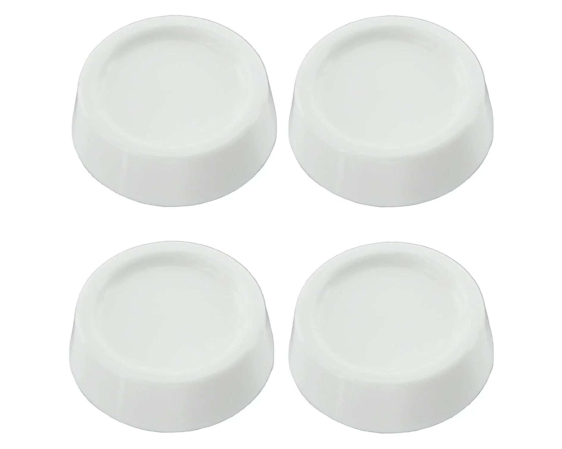 Universal Washing Machine, Tumble Dryer, Dishwasher anti vibration Feet Pack Of 4 - White (64mm x 57mm x 45mm) - Mersey Spares