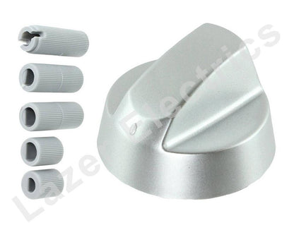 Silver Grey Control Knobs / Dials for Baumatic Oven Cooker & Hob Pack of 6