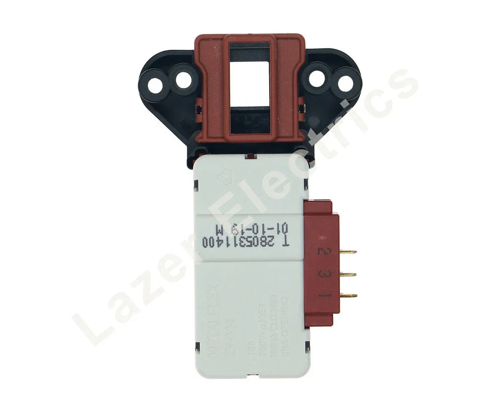 Genuine Washing Machine Door Interlock Switch for Beko WMB10W WMC61W WMC62W WMC64W - Mersey Spares
