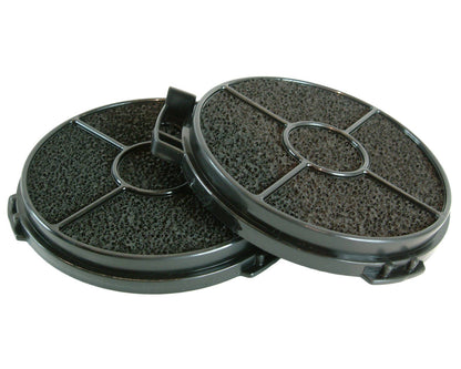For B&Q GCHEP60 GCHEP60SS Cooker Hood Extractor Round Carbon Filters (Pack of 2)